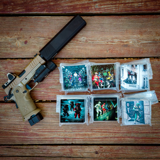 Power Rangers Unredacted OPs Sticker Pack - 6 pack